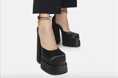 versace noir dupe|Versace medusa heels dupe.